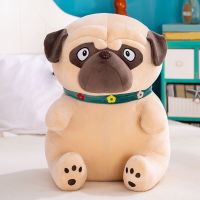 pluscloth Cartoon Simulation Dog Pug Sharpei Children Doll Pillow Stuffed Kids Gift Toy