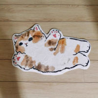 Cute Cat Car In The Bedroom Furry Mat Bedroom Bedside Car For Nursery Car kids room Cute Room Decor Floor Mat Dropship