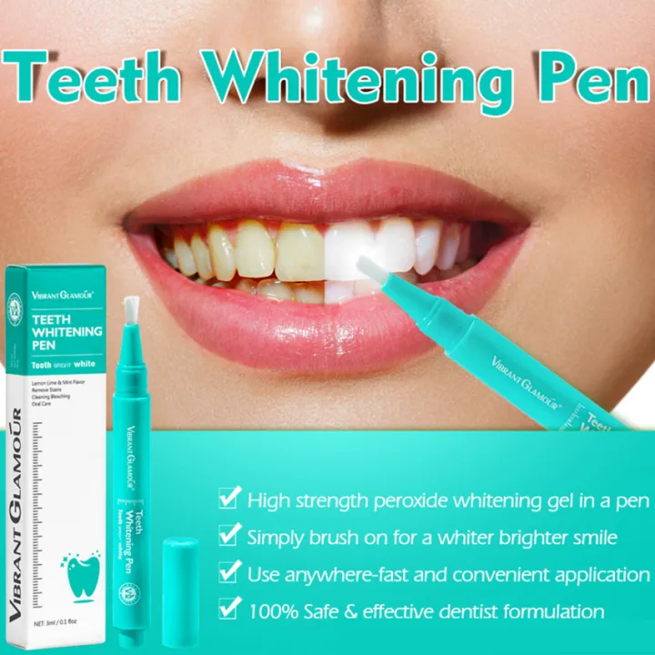 VIBRANT GLAMOUR Mint Herb Whitening Pen Clean Teeth Yellow Teeth Tooth ...