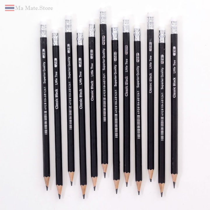 ดินสอ2b-ดินสอดำ-ดินสอไม้-ดินสอทำข้อสอบ-ดินสออย่างดี-pc-002