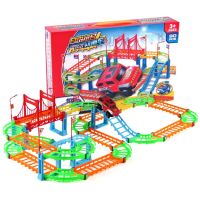 ร้านแนะนำProudNada Toys ของเล่นเด็กเซตรถราง ELECTRIC COMBINATION CRACK RAIL CAR NO.1049