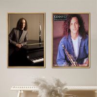 24x3จิตรกรรมโปสเตอร์ Kenny G 6ศิลปะบนผนังโปสเตอร์สีน้ำมันตกแต่งห้องเครื่องตกแต่งฝาผนังศิลปะตกแต่งห้องนอนครอบครัวสมัยใหม่