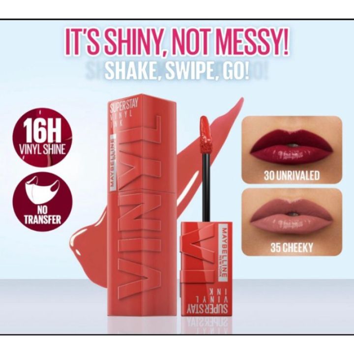 [ 100 AUTHENTIC][VIRAL ]NEW Maybelline (Exp 2025)Superstay Vinyl Ink