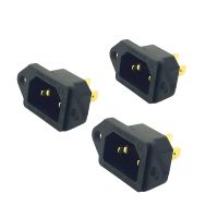 3Pcs FURUTECH FI-06(G) IEC Inlet Socket 3-Pin Welded Edition ทองแดงชุบทอง HIFI Power MATIHUR AC กล่องบรรจุเดิม