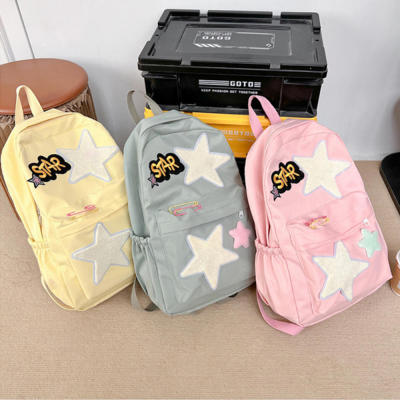 Trendy Backpack For Outdoor Activities Colorful Backpack For Hiking Aesthetic Backpack For Travel Harajuku Hiking Backpack Cute Backpack For Women