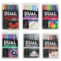 Japan Tombow ABT Soft Brush Pen Art Markers Set Professional Watercolor Drawing Marker Pens Caligraphy Lettering Dual Brush PenHighlighters  Markers