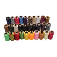 Waxed Thread For Leather Sewing Leather 50m 0.8mm Black Off White Red Green Pink Brown Grey Purple Orange Blue Apricot