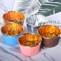 【CW】 50PCS/Pack 7Colors Muffin Cupcake Liner Cake Wrappers Baking Cup Tray Case Cake Paper Cups Pastry Tools Party Supplies