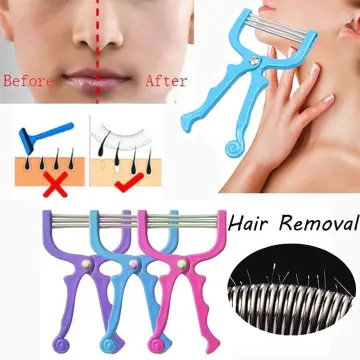 Spring Facial Hair Remover  Hair Removal Spring Removes Hair from Upper  Lip Chin Cheeks and Neck 