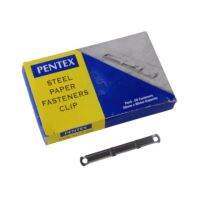 ลิ้นแฟ้มเหล็กสีเงิน PENTEX No.F-850 1 กล่อง มี 50ชิ้น : 02002316