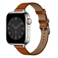 fgjdtrdh For apple watch band series 8 7 6 5 4 se 3 2 40mm 41mm 38mm 44mm 45mm 42mm strap for iwatch ultra 49mm slim leather wristbands