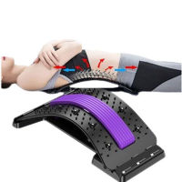 Back Massager stretcher Equipment เครื่องมือนวด Magic Support stretch Fitness Relaxation spine Pain lumbar Relief back เปลหามของ