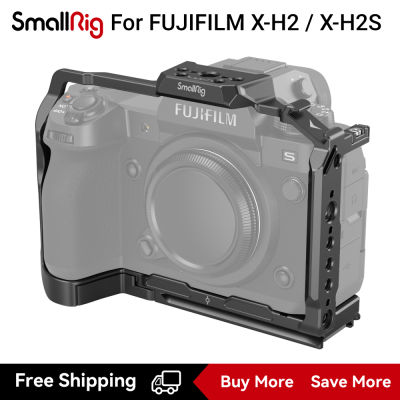 SmallRig FUJIFILM X-H2S Camera Full Cage สำหรับ X-H2S FUJIFILM,Aluminium Alloy Video Making Camera Rig With NATO Rails, Quick Release Plate For Arca, Support Horizontal And Vertical Shooting 3934