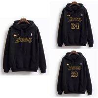 2023 NewLakers 23 &amp; 24 Hoodie Jacket NBA พร้อมไซส์เด็กผู้ใหญ่พลัสไซส์