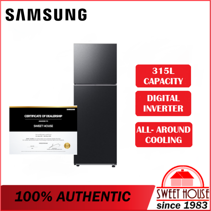 Samsung Top Mount Freezer Refrigerator 315L | RT31CG5022B1ME (Fridge ...