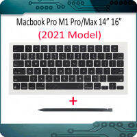 2021 Laptop A2442 A2485 Key Keycaps Keys Cap Keyboards Repair for Apple Pro M1 ProMax Retina 14" 16"