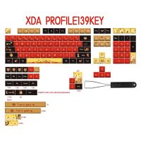 คีย์บอร์ดธีมกระรอก XDA Keycap สำหรับ Dz60/RK61/64/Gk61/68/98รูปแบบอลิซคีย์บอร์ดแบบกลไก Gmmk 7U 2.25/2.75แถบแยก