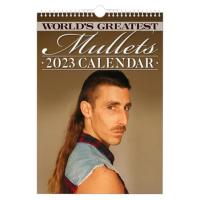 2023 Wall Calendar Monthly Funny Mullets Cool Hair Style 2023 Calendar Practical Easy Hanging Calendrier Planner for New Year Gifts Stocking Stuffers Party Favors trendy
