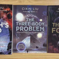 Big character three body trilogy wandering the earth English version Liu Cixin science fiction super large Edition