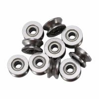 【CW】✾♨  10pcs U624ZZ Guide Pulley Rail Linear System 4x1 U Groove Deep