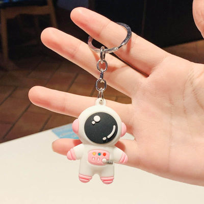 2021 hot sell astronaut cartoon key ring cute boy baby girl key ring lady bag key ring environment-friendly key accessories smal