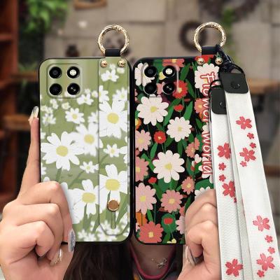 painting flowers New Arrival Phone Case For infinix X6512/Smart6 HD Wrist Strap Anti-dust Kickstand Silicone Original