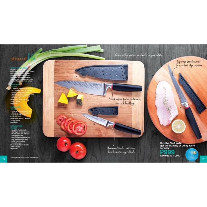 Tupperware Chef Series Pure Knives Lazada PH