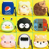 เคสหูฟังบลูทูธน่ารักการ์ตูน e 3 ป้องกันซิลิโคนความคิดสร้างสรรค์นุ่ม