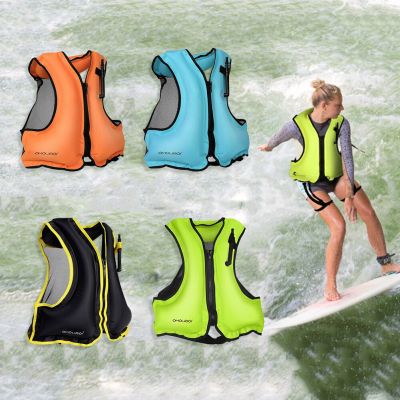 PVC Buoyancy Survival Suit Lightweight Inflatable Water Sports Life Jacket Portable Safe Vest Swimming Sea Fishing Accessories