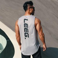 S-3XL เสื้อกล้ามผู้ชาย Fitness Training Sleeveless Shirt Men QC8191652