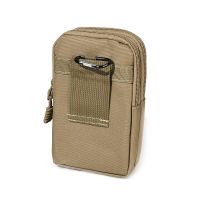 ：&amp;gt;?": Double Layer Outdoor Military Waist Men Phone Pouch Camping Hunting Tactical Waist Bag Khaki Outdoor Tactical Bag