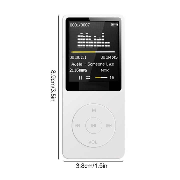 mp3-player-rechargeable-record-digital-media-lossless-players-pocket-sports-walking-equipment-with-micrphone-blue