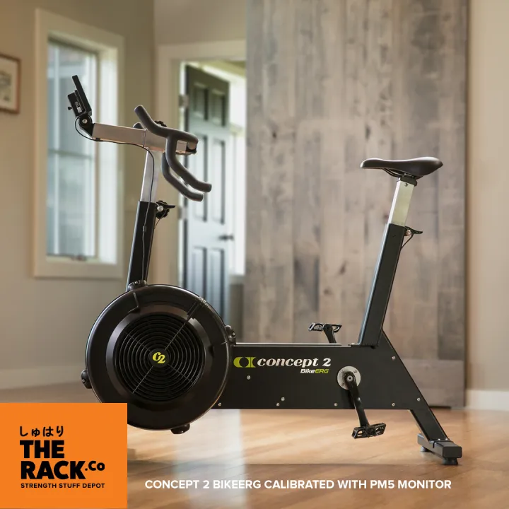 Concept2 BikeErg with PM5 Monitor + Smartphone Cradle. Accurately