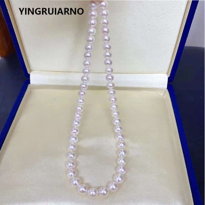 YINGRUIARNO Natural pearl necklace white pearl necklace