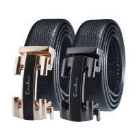 ♟☸▽  Grain Leather Brand Men Top Luxury Belts for 110  120cm Length