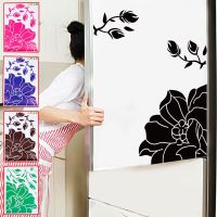 Magnolia Flower Wall Sticker Art Home Decor Wallpaper Removable Vinyl Wall Decals for Kids Living Room Toilet Fridge Decorations Wall Stickers  Decals