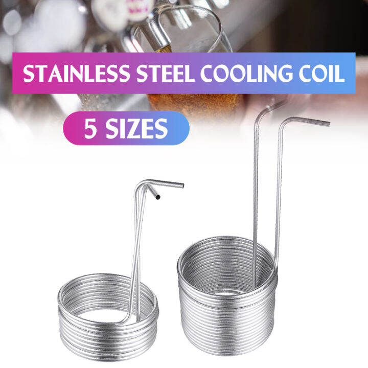 5 Sizes Stainless Steel Wort Chiller Immersion Tube For Home Brewing Super Efficient Wort