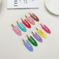 【cw】 Fashion Colors Acetate Hair Hairpins Barrettes Accessories All Match