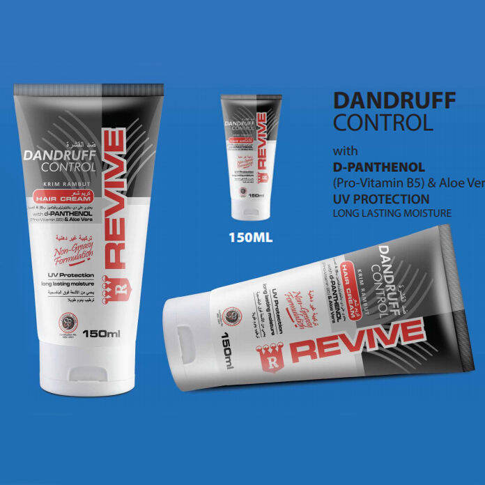 Revive Hair Gel 150ml Hair Cream Dandruff Control Krim Rambut Hair 