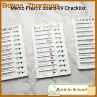 Behoo Memo กระดานพลาสติก Chore Chart รายการตรวจสอบซ้ำได้ Daily Planner Responsibility