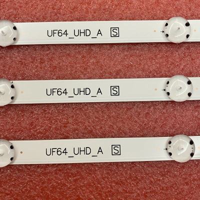 3pcs 8LED LED backlight strip for LG UF64UHDA HC430DGN-SLNX1 43UF6409 43UF6400 43UF640V 43UF6407 43UH610V 43UH619V 43UH603V