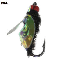 FAX Bionic Fly Luya Bait Hook Fly Hook With Wings Insect Fake Bait Horse Mouth White Barbed Bass Freshwater Bait