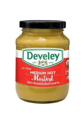 { Develey }  Medium Hot Mustard 350g. Size 350 g.