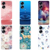 เคส OPPO A98 5G ซิลิโคน OPPO ฝาหลังรูปการ์ตูนน่ารัก A98 5G เคส TPU นิ่ม