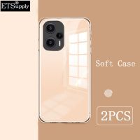 เคส Xiaomi Poco F5 Pro เคสโทรศัพท์โปร่งใสใส,2ชิ้นเคสใสป้องกันการเกิดออกซิเดชันสำหรับ Xiaomi Poco F5ซิลิโคนฝาครอบโทรศัพท์ TPU