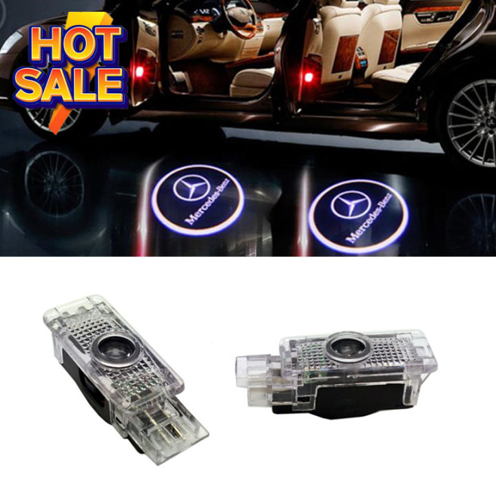 lampu-hias-ไฟไฟโลโก้-bentley-ผีสำหรับประตูรถ2x-สำหรับ-mercede-s-benz-w203-w209-w240-r171-r199-c-รุ่น-slk-clk-slr