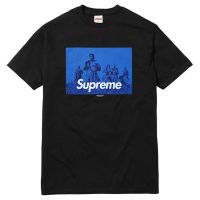 COD Spot supreme Seven Samurai Tee joint short-sleeved seven Samurai men and women tide brand casual T-shirtสไตล์อินS-5XL