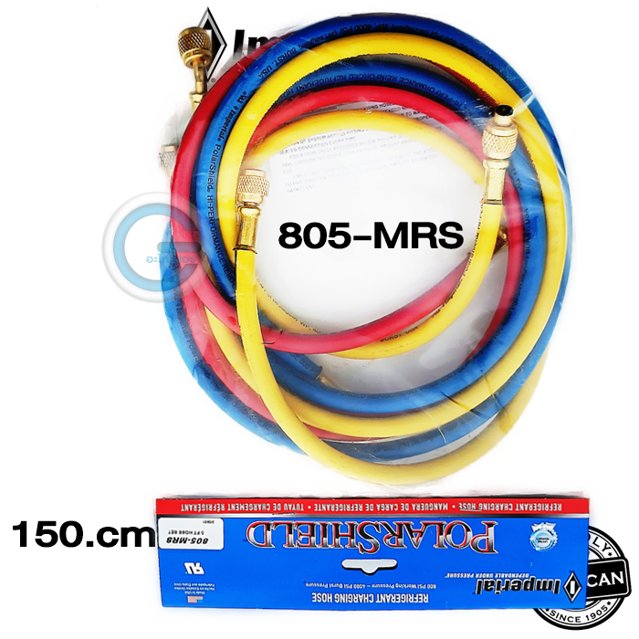 imperial-charging-hose-สายชาร์จน้ำยา-รุ่น-805mrs-150cm-r22-404a-r407c-r134a-สาย3เส้น-made-in-usa