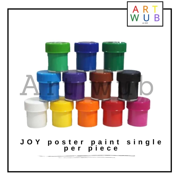 Wub's [Original] JOY poster paint tempera paint 10 ml Lazada PH
