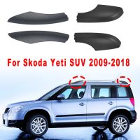 สำหรับ Skoda Yeti SUV 2009-2018 5LD860145/146/149/150-GT5รถยนต์สีดำชั้นวางสัมภาระบนหลังคาหน้าฝาหลังฝาครอบป้องกันรางบาร์